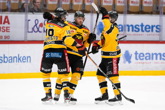 Luleås Sami Lepistö jublar