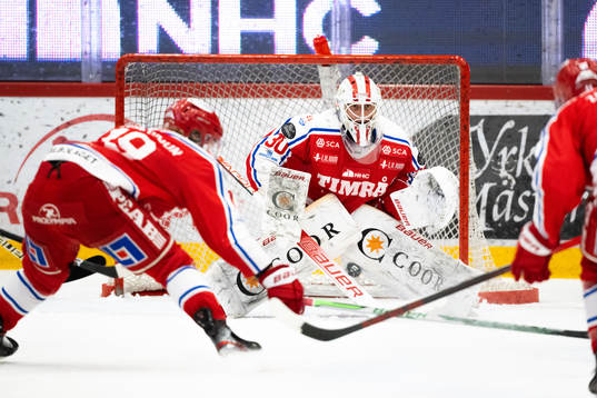 Timrås målvakt Jacob Johansson