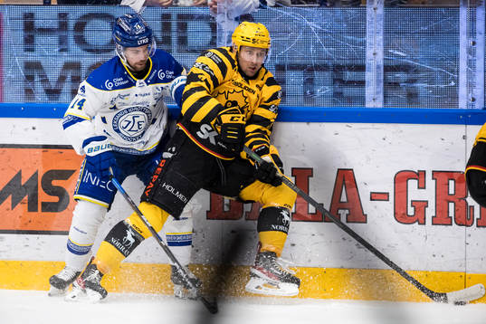 Leksands Oskar Lang och Skellefteås Linus Hedman