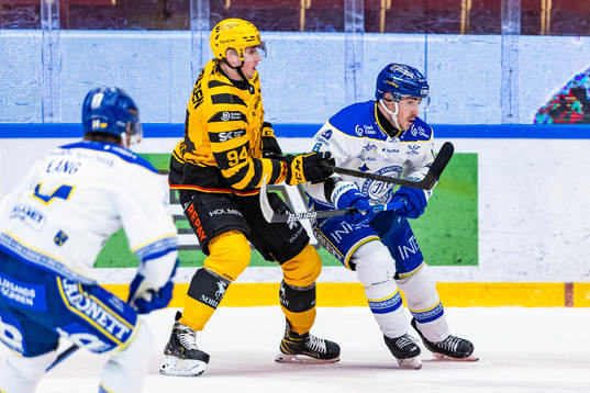 Skellefteås Linus Karlsson och Leksands Matt Caito