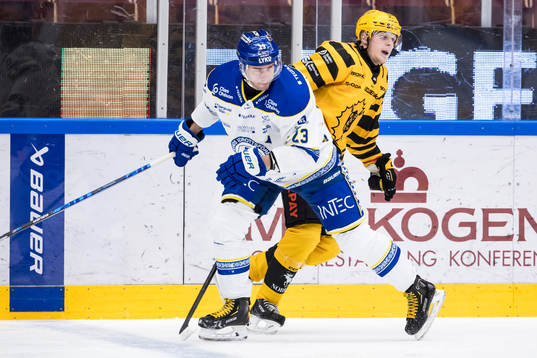 Leksands Mikael Ruohomaa och Skellefteås Linus Lindström
