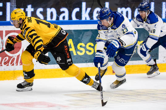 Skellefteås Filip Roos och Leksands Mikael Ruohomaa