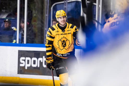 Skellefteås Albin Sundsvik jubel