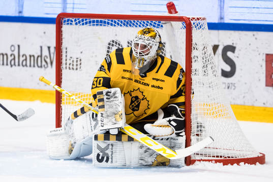 Skellefteås målvakt Gustaf Lindvall