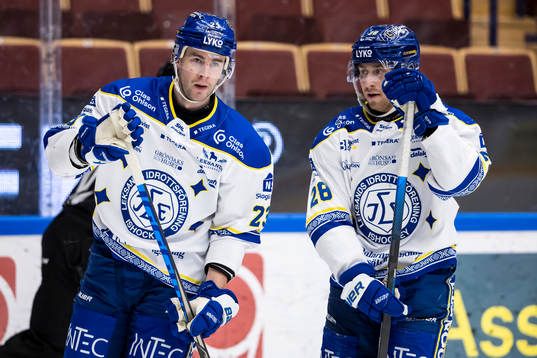 Leksands Mikael Ruohomaa och Leksands Justin Kloos
