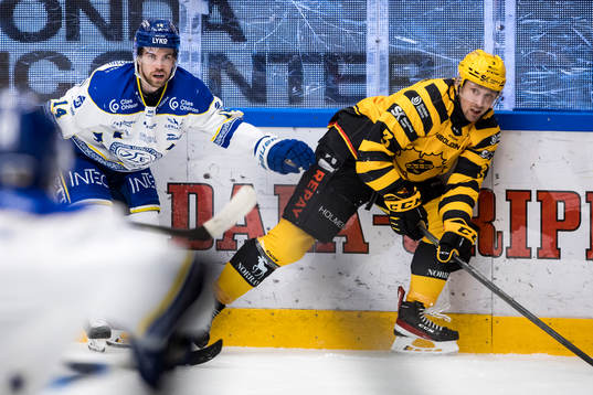 Leksands Oskar Lang och Skellefteås Michael Kapla