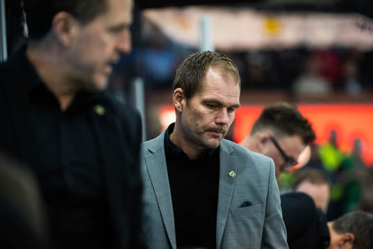 Färjestads tränare Thomas Mitell
