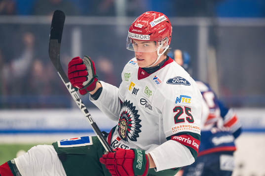 Frölundas Elmer Söderblom jublar
