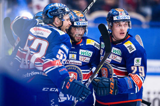 Växjös Arvid Lundberg, Tobias Rieder och Pontus Holmberg