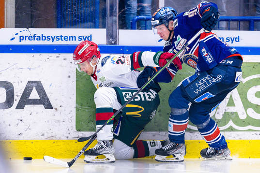 Frölundas Linus Nässén och Växjös Joel Persson