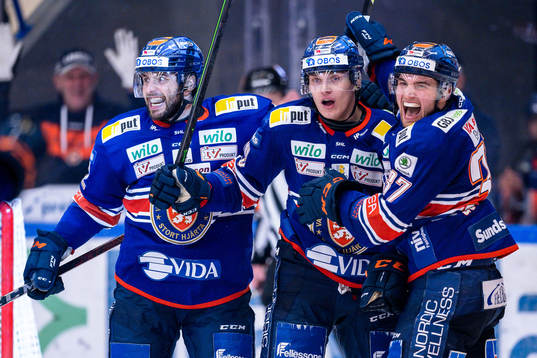 Växjös Tobias Rieder, Pontus Holmberg och Glenn