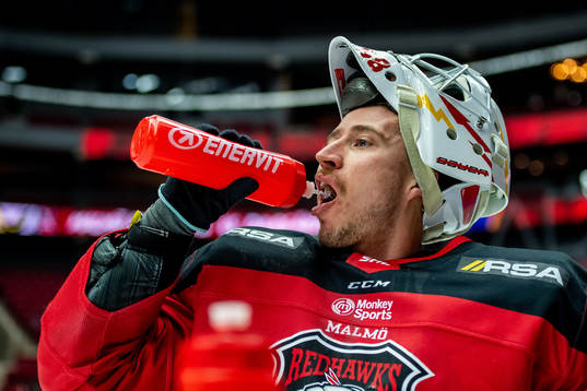 Malmö Redhawks målvakt Anton Svensson