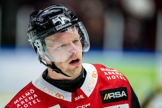 Malmö Redhawks Carl Söderberg deppar