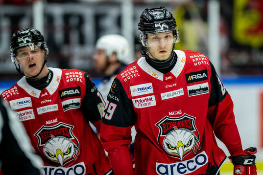 Malmö Redhawks Eric Engstrand deppar
