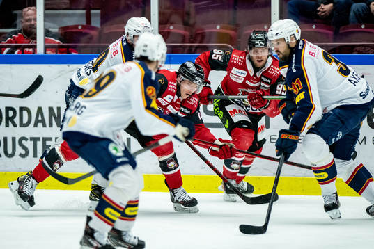Malmö Redhawks William Von Barnekow  och Carl Persson