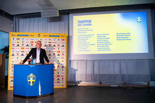 Head coach Janne Andersson of the Swedish national football