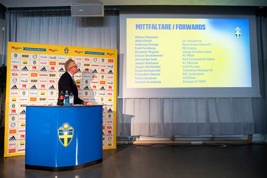 Head coach Janne Andersson of the Swedish national football