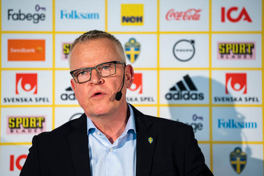 Head coach Janne Andersson of the Swedish national football