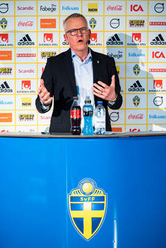 Head coach Janne Andersson of the Swedish national football