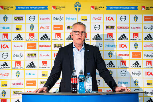 Head coach Janne Andersson of the Swedish national football