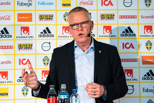 Head coach Janne Andersson of the Swedish national football