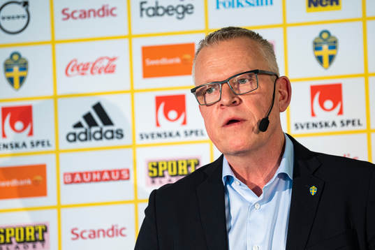 Head coach Janne Andersson of the Swedish national football