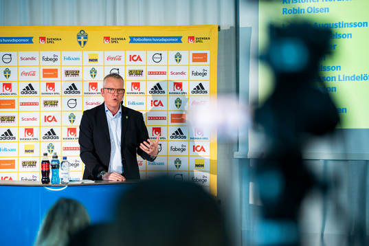 Head coach Janne Andersson of the Swedish national football