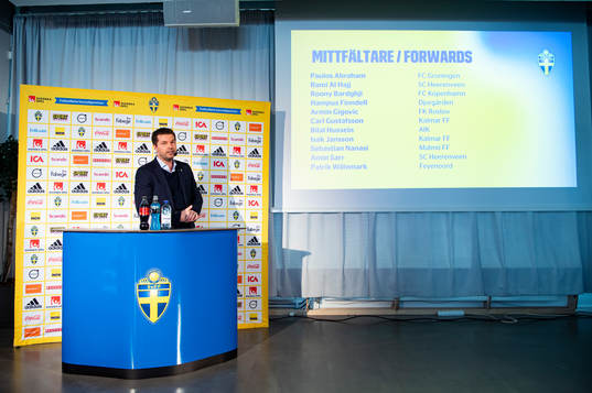 Head coach Jens Gustafsson of the Swedish U21 national