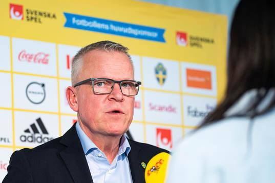 Head coach Janne Andersson of the Swedish national football