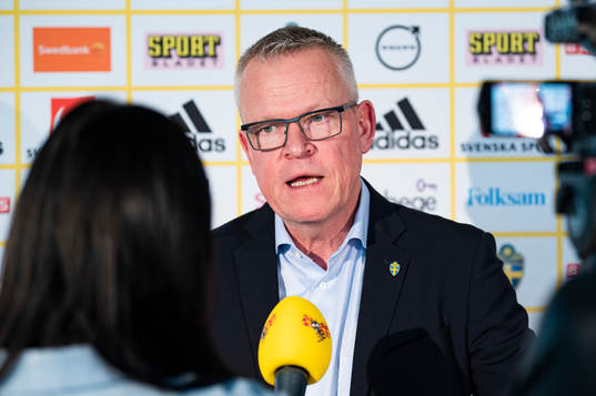 Head coach Janne Andersson of the Swedish national football
