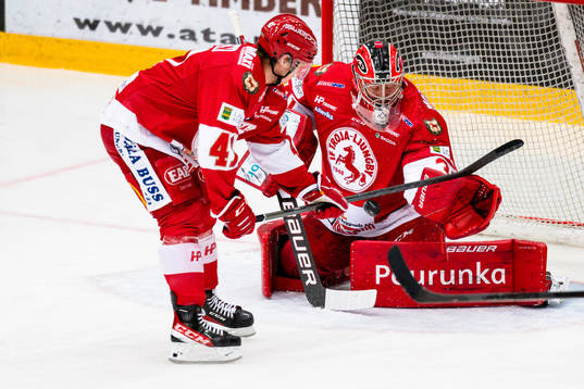 Troja/Ljungbys målvakt Markus Ruusu