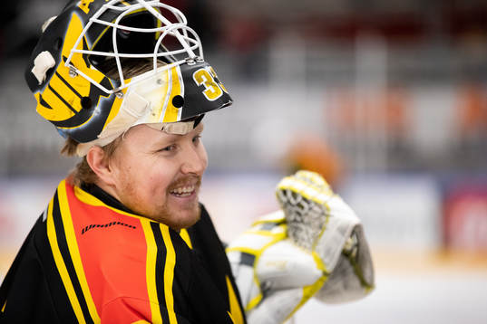 Västerås målvakt Linus Ryttar