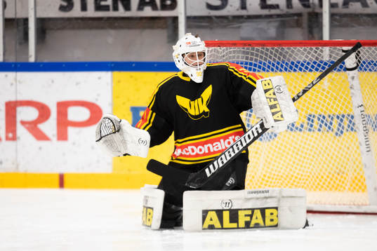 Västerås målvakt Ian Blomquist