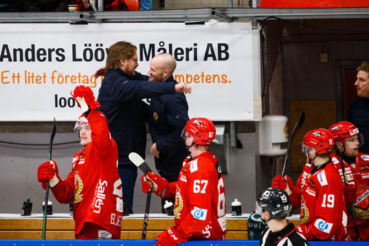 Almtunas tränare Jimmy Anderström och assisterande