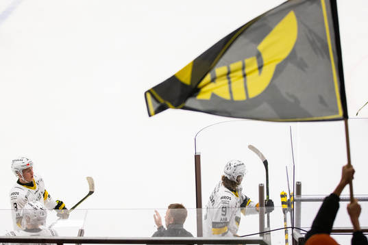 Västerås spelare jublar