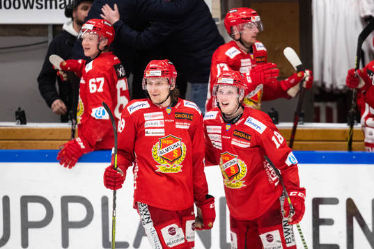 Almtunas Anton Klint och Jacob Svensson jublar