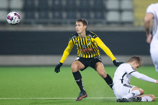 Häckens Tobias Carlsson och Utsiktens Lucas Hedlund