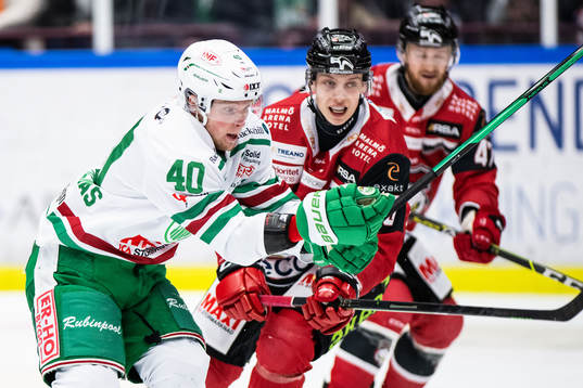 Rögles Oskar Stål Lyrenäs och Malmö Redhawks William