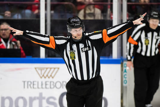 Domare Johan Nordlöf dömer bort ett mål
