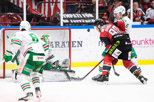 Malmö Redhawks Lance Bouma och Rögles Tony Sund