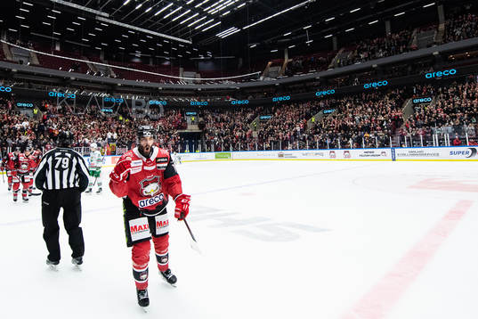 Malmö Redhawks Markus Lauridsen jublar