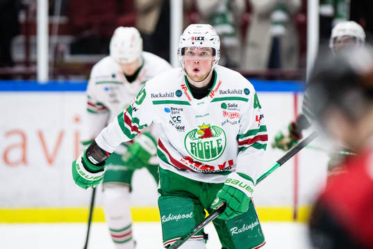 Rögles Oskar Stål Lyrenäs jublar