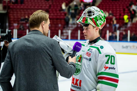 C mores expert Staffan Kronwall intervjuar Rögles målvakt