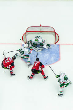 Malmö Redhawks Carl Söderberg och Fredrik Händemark