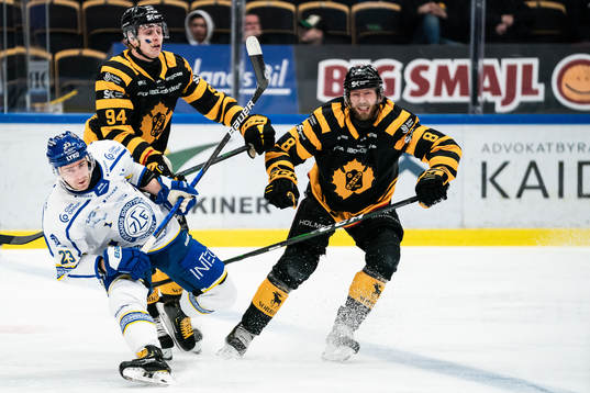 Leksands Mikael Ruohomaa mot Skellefteås Linus Karlsson