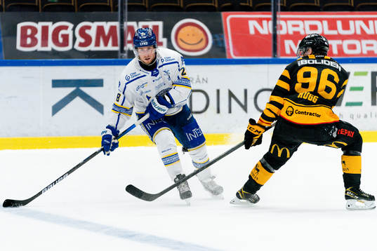Leksands Justin Kloos och Skellefteås Rickard Hugg