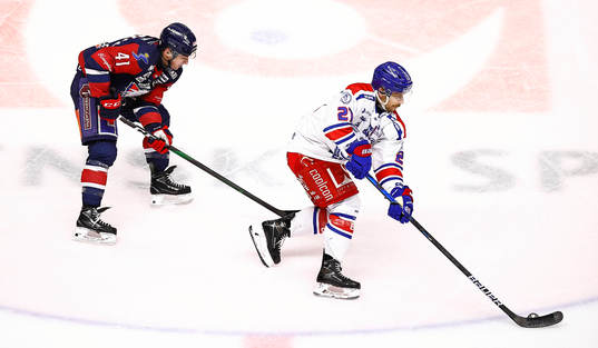 Linköpings Broc Little och Oskarshamns Brian Cooper