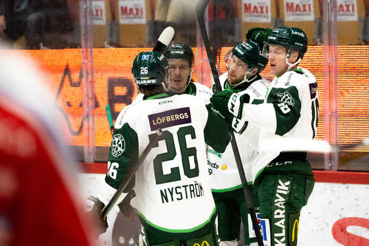 Färjestad och Per Åslund jublar