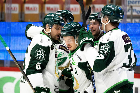 Färjestads Joakim Nygård jublar