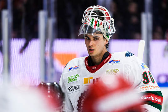 Frölundas målvakt Matthew Tomkins